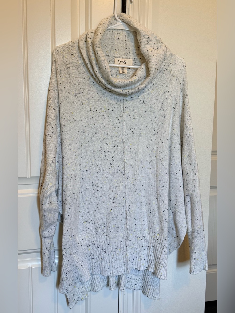 Jessica Simpson Speckled Cowl Neck Sweater